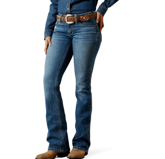 ARIAT WOMENS MID RISE AISHA BOOT JEAN