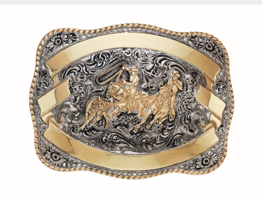 CRUMRINE ENGRAVABLE RODEO BUCKLE