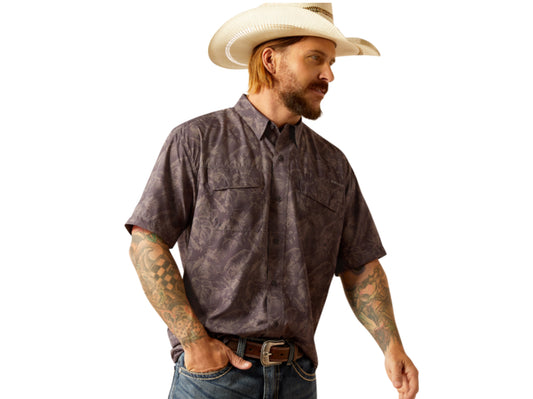 ARIAT MENS OUTBOUND CLASSIC FIT VENTTEK SHORT SLEEVE SHIRT