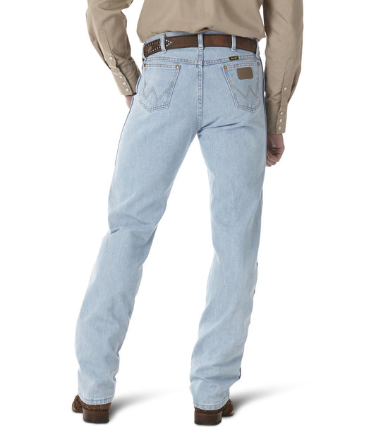 WRANGLER MENS COWBOY CUT ORIGINAL FIT JEAN IN BLEACH