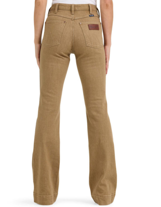 WRANGLER RETRO WOMENS BAILEY HIGH RISE TROUSER IN EMERSYN