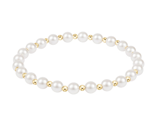 E NEWTON GRATEFUL PEARL 5MM BRACELET
