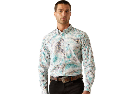ARIAT MENS JANSEN FITTED LONG SLEEVE SHIRT