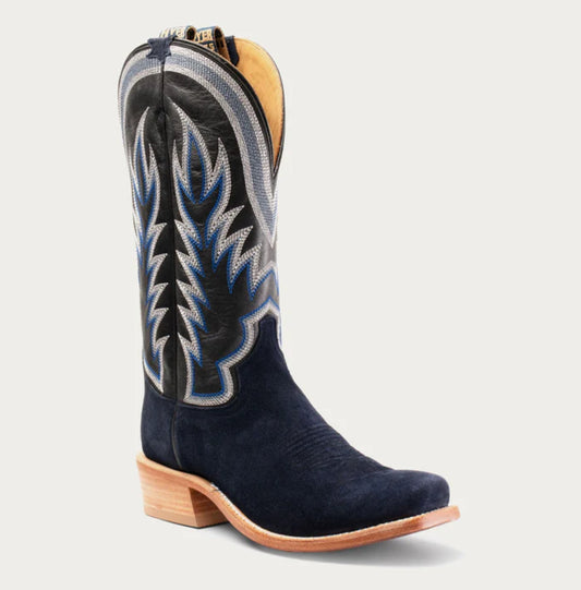HYER CULVER COWBOY BOOT IN NAVY