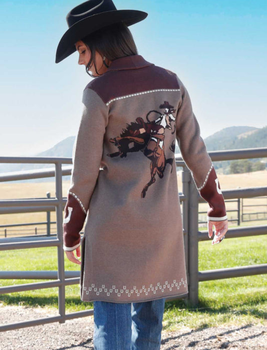CINCH WOMENS BRONC RIDER DUSTER SWEATER