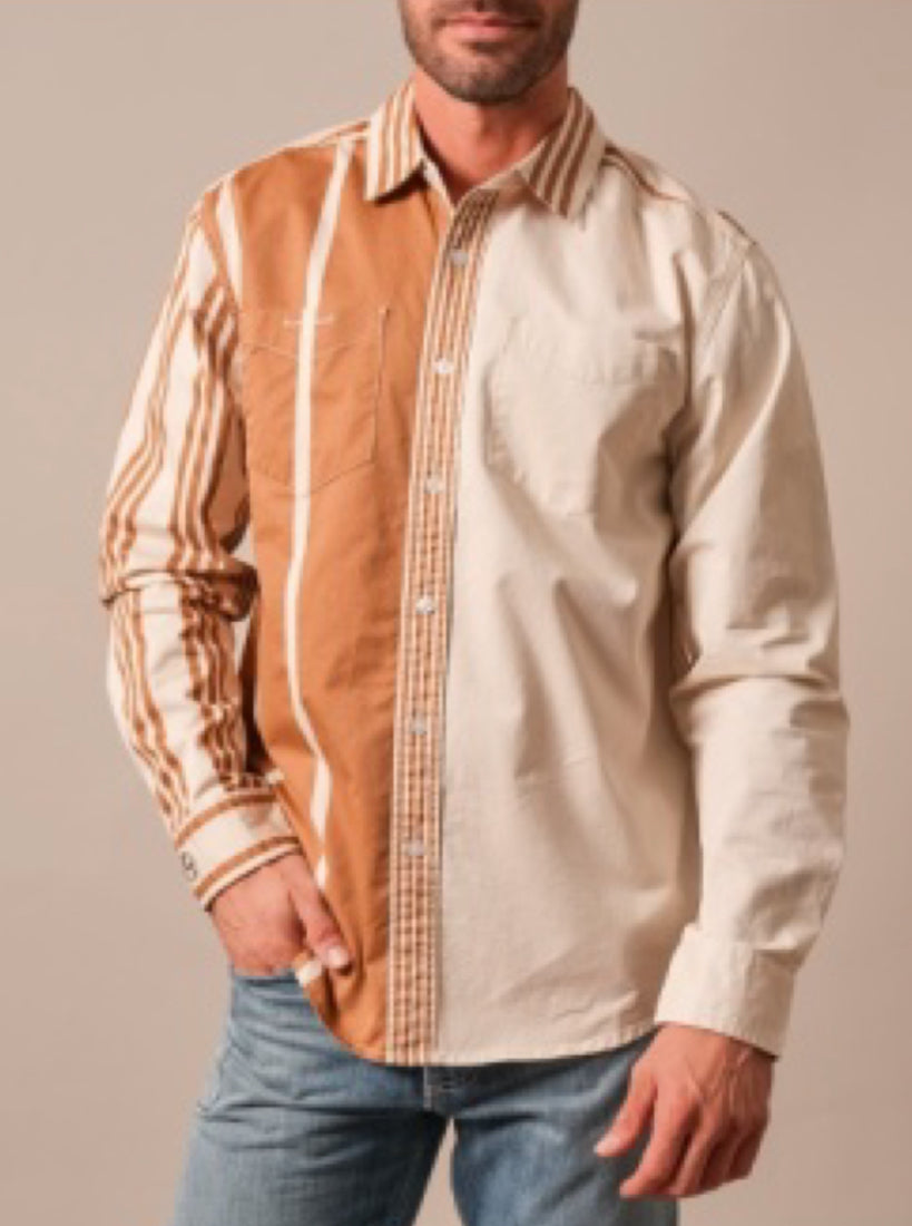 KIMES RANCH MENS ZACH TOP 1 ARM BANDIT SNAP SHIRT