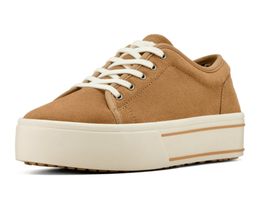 ARIAT WOMENS SKYLAR SNEAKER IN DARK TAN SUEDE