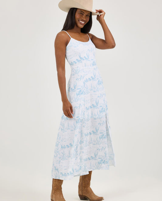 WRANGLER WOMENS AMERICANA MAXI DRESS
