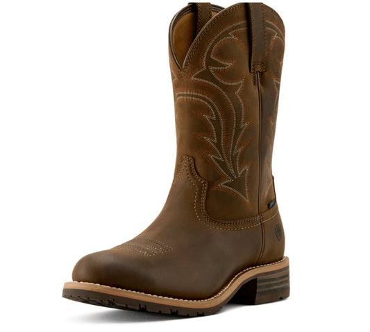 ARIAT MENS HYBRID RANCHER U TOE WATERPROOF BOOT