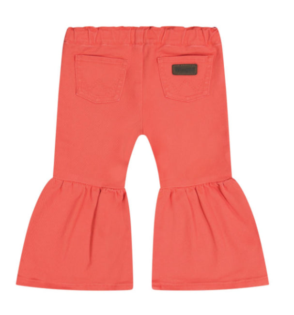 WRANGLER BABY GIRLS PULLON FLARE JEAN IN PINK