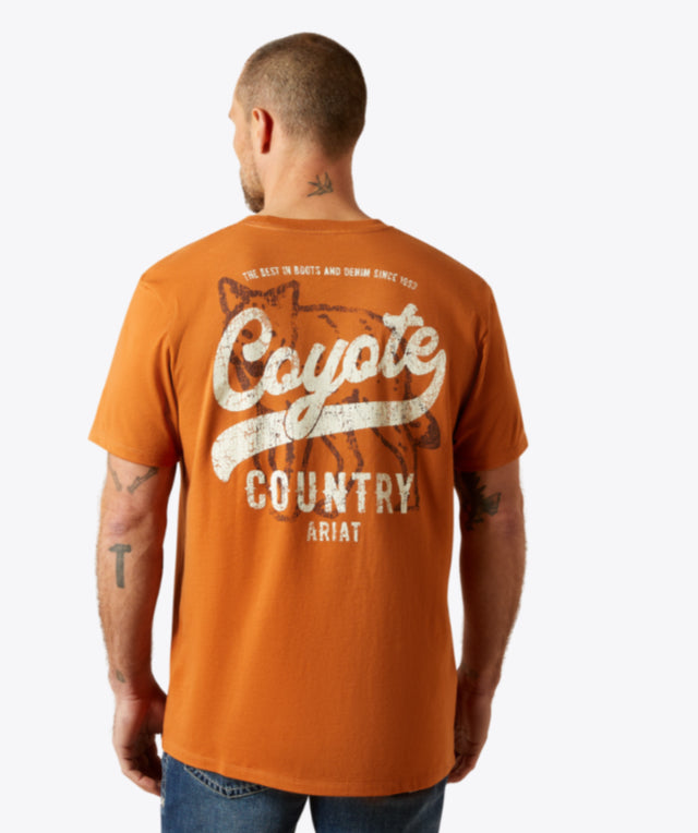 ARIAT MENS COYOTE COUNTRY TSHIRT