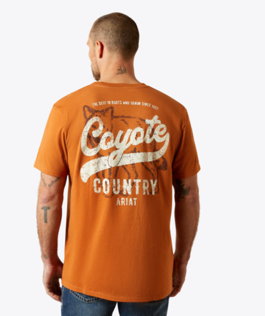 ARIAT MENS COYOTE COUNTRY TSHIRT