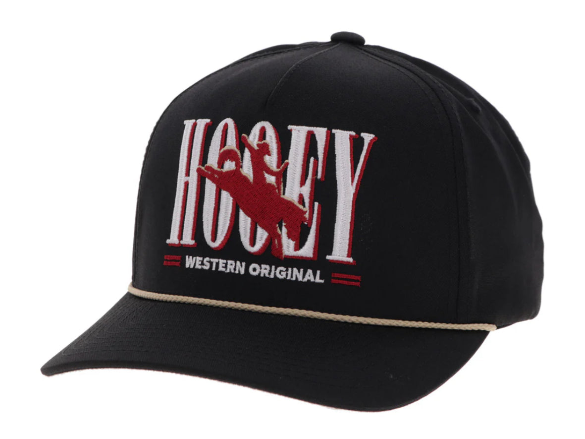 HOOEY MENS WILD RIDE WHITE 5 PANEL TRUCKER HAT WITH EMBROIDERED LOGO