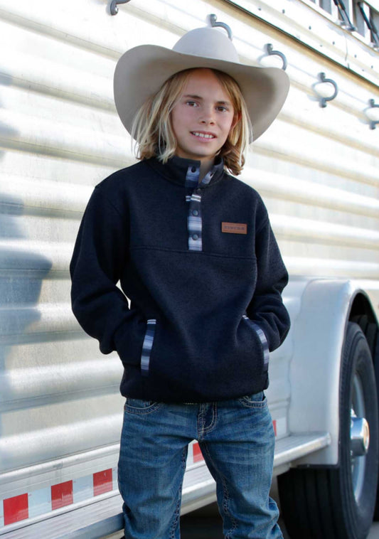 CINCH BOYS 1/4 ZIP PULLOVER OW25