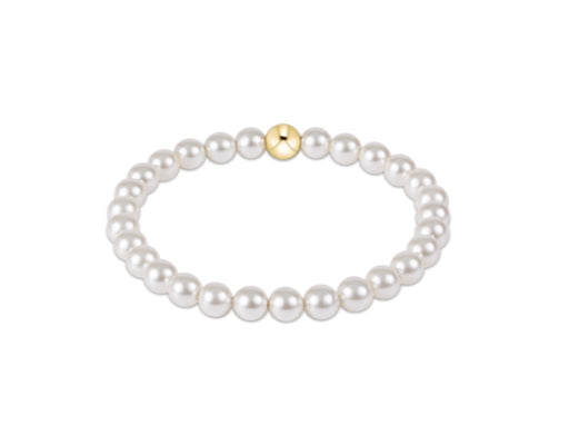 E NEWTON CLASSIC PEARL 6MM BEAD BRACELET