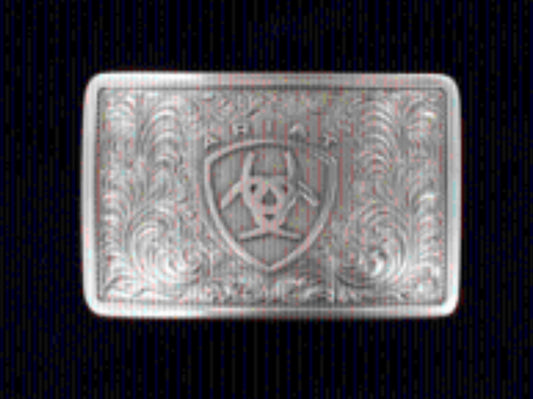 ARIAT ANTIQUE SILVER RECTANGLE BUCKLE