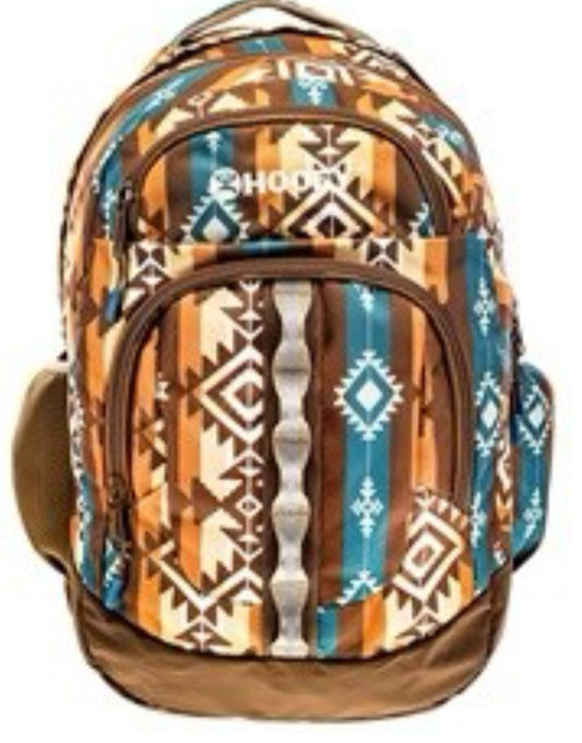 HOOEY OX BACKPACK-AZTEC/BROWN