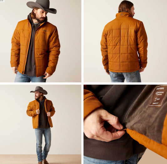 ARIAT MENS CRIUS INSULATED JACKET IN VARIOUS COLORS