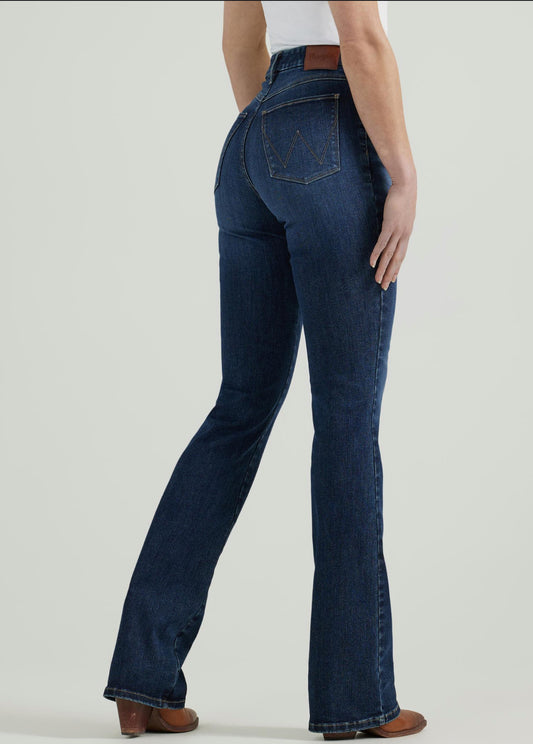 WRANGLER WOMENS BESPOKE BOOTCUT JEAN -HIGH RISE LACEY