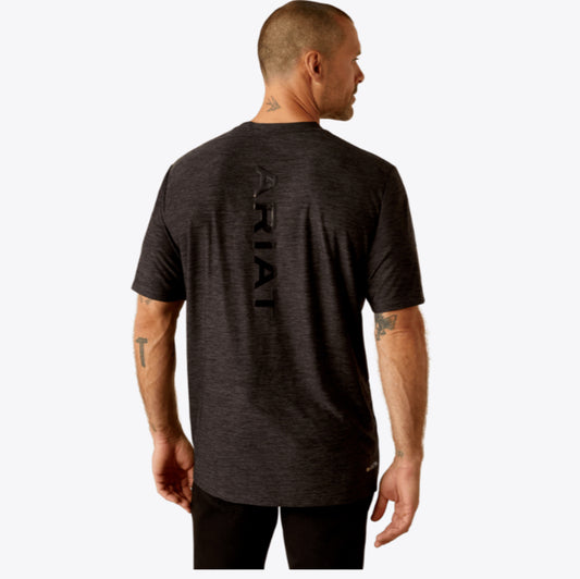 ARIAT MENS VERTICAL GRAD CHARGER SHORT SLEEVE TSHIRT