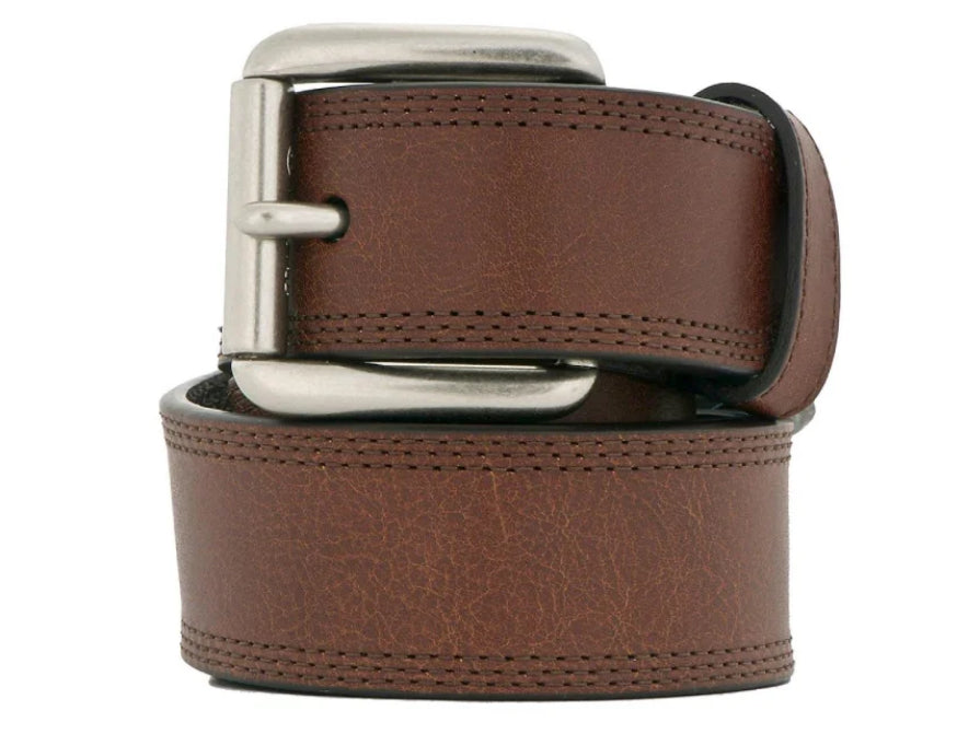 ARIAT MENS 1 1/2” WORK TRIPLE STITCH DARK COPPER BELT