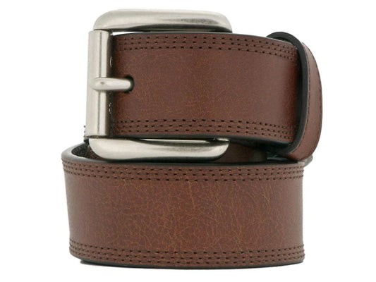ARIAT MENS 1 1/2” WORK TRIPLE STITCH DARK COPPER BELT