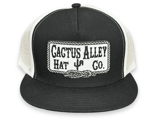 CACTUS ALLEY HAT CO SQUARE KNOT-WHT HAT