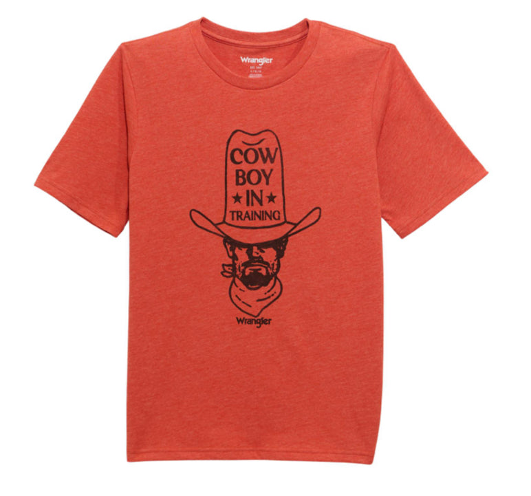 WRANGLER BOYS COWBOY IN TRAINING SHORT SLEEVE GRAPHIC TEE