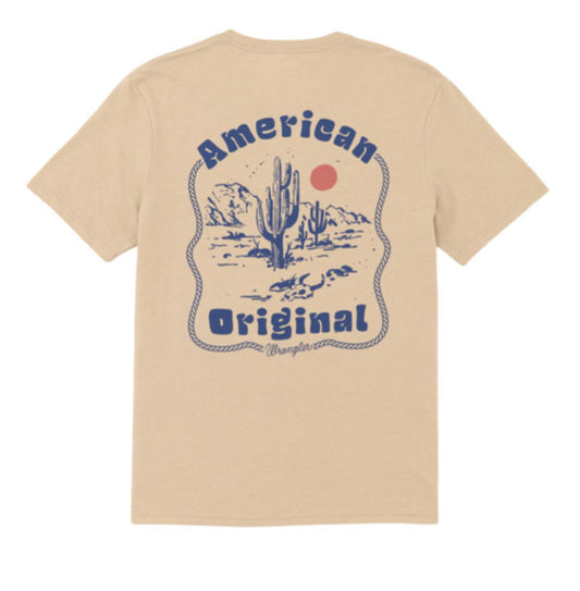 WRANGLER MENS AMERICAN ORIGINAL REGULAR FIT TEE