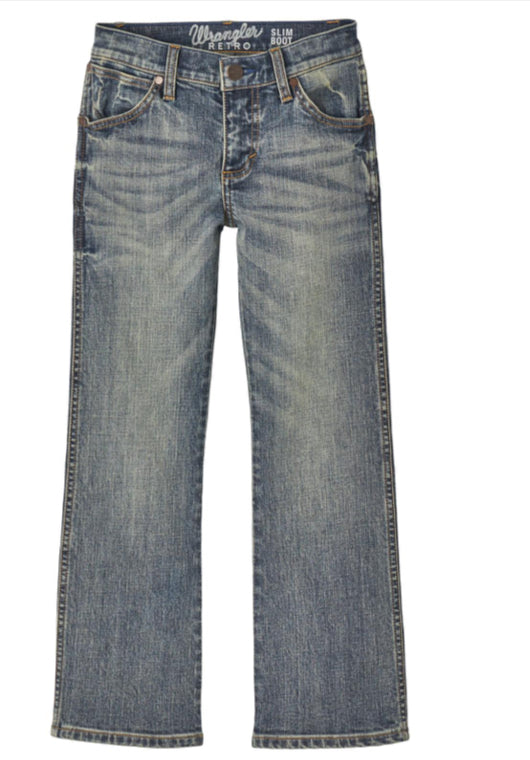 WRANGLER BOYS RETRO SLIM BOOT JEAN IN GREELY