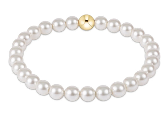 E NEWTON EXTENDS CLASSIC PEARL 6MM BEAD BRACELET