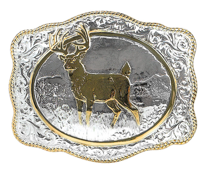 CRUMRINE VINTAGE BUCK BUCKLE