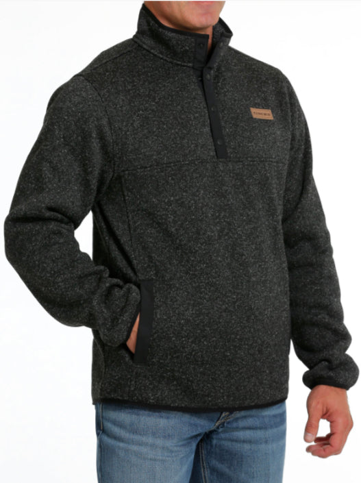 CINCH MENS PULLOVER SWEATER 1/4 ZIP