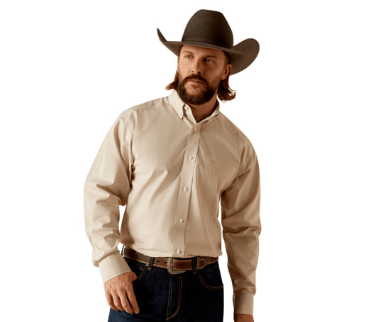 ARIAT MENS WRINKLE FREE GRAYSEN LONG SLEEVE SHIRT