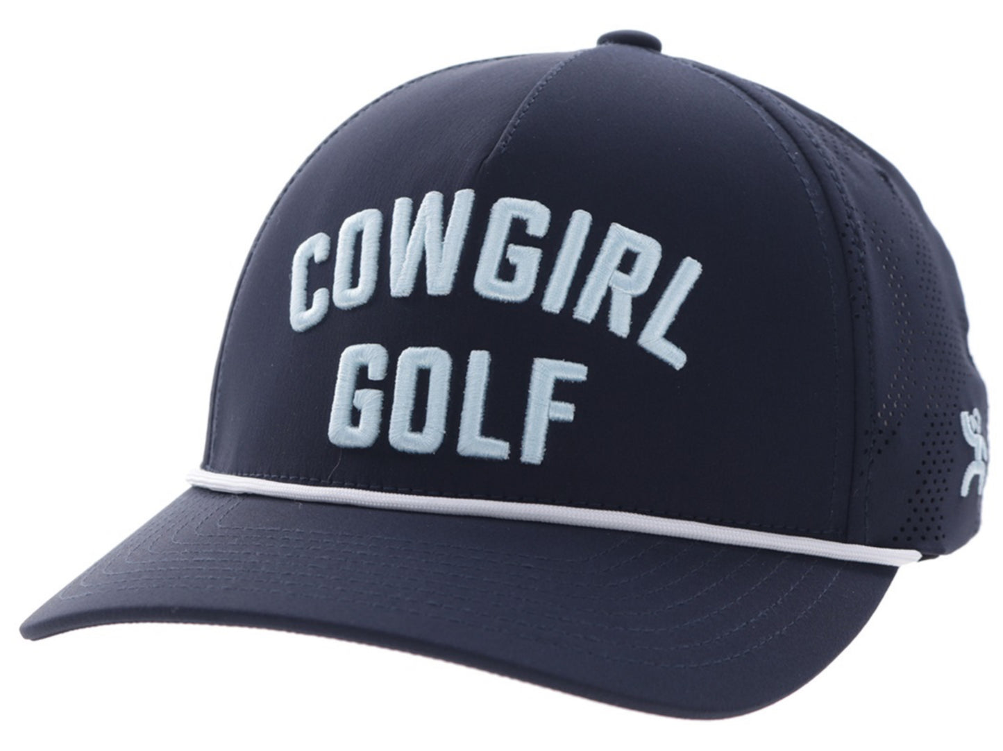 HOOEY COWGIRL GOLF LOGO 5 PANEL TRUCKER