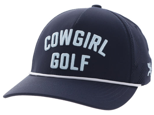 HOOEY COWGIRL GOLF LOGO 5 PANEL TRUCKER