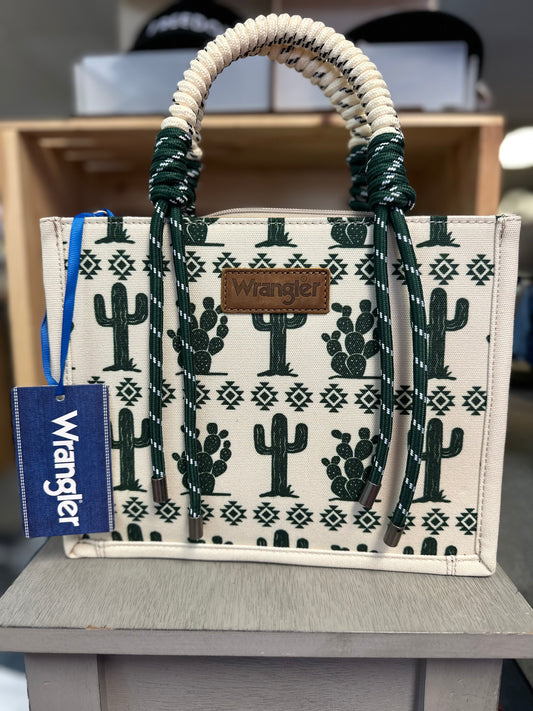 WRANGLER CACTUS ROPE HANDLE CROSS BODY/TOTE