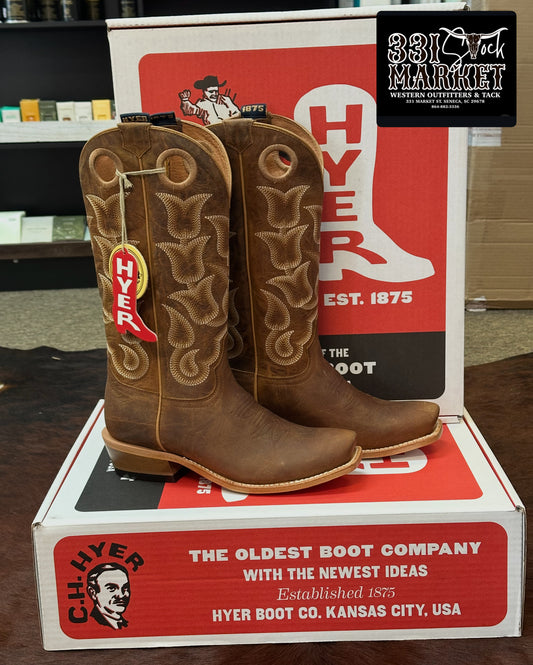 HYER BOOT COMPANY WOMENS TIPTON 13” COWGIRL BOOT