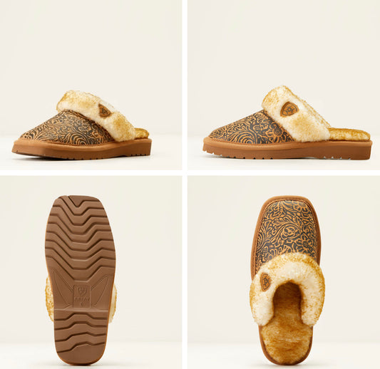 ARIAT JACKIE EXOTIC EMBOSSED SLIPPER