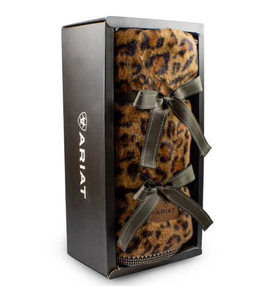 ARIAT LEOPARD SNUGGLE BLANKET