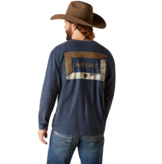 ARIAT MENS VENEER LONG SLEEVE TSHIRT