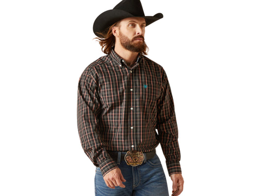 ARIAT MENS WRINKLE FREE GAVEN LONG SLEEVE SHIRT