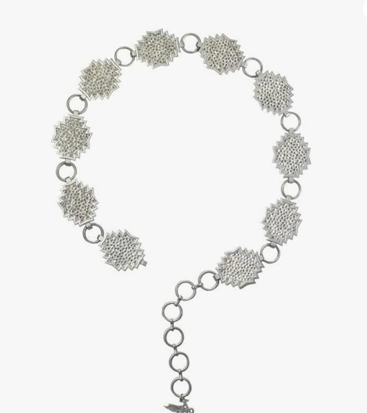 ANGEL RANCH AZTEC DESIGN WESTERN CONCHO BELT