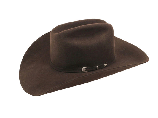 ARIAT 3X CHOCOLATE FELT COWBOY HAT
