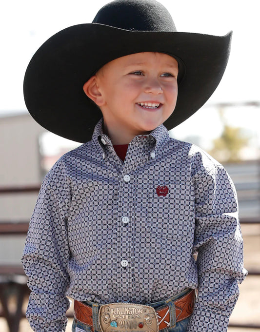 CINCH BOYS LONG SLEEVE PRINT IN MULTI