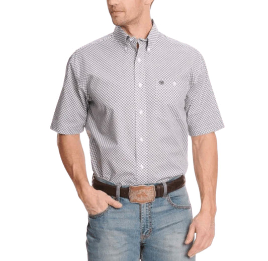 WRANGLER MENS WESTERN CLASSICS SHORT SLEEVE BUTTONDOWN