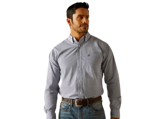 ARIAT MENS PHIL FITTED LONG SLEEVE BUTTON UP SHIRT