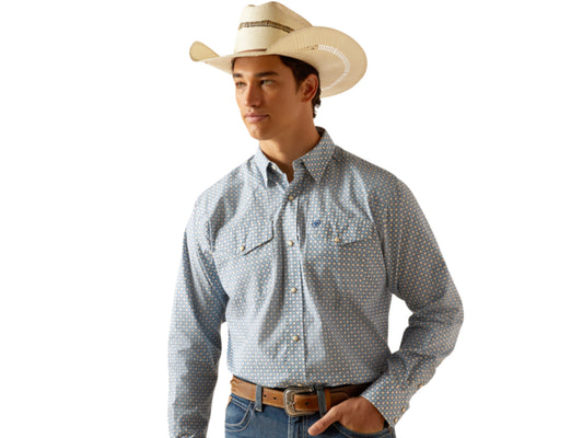 ARIAT MENS PARKS SNAP LONG SLEEVE SHIRT