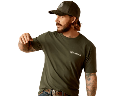 ARIAT MENS CAMO RING TSHIRT