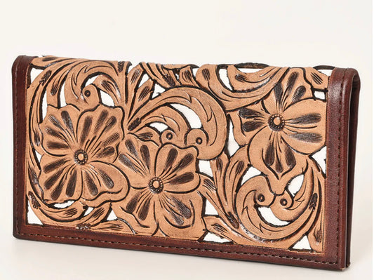 AMERICAN DARLING HAND TOOLED WALLET